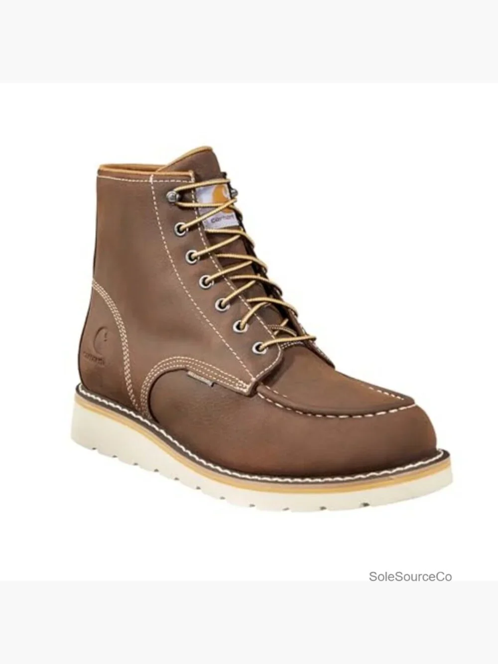 Waterproof Steel Toe Wedge Work Boot Size 10 Premium Leather